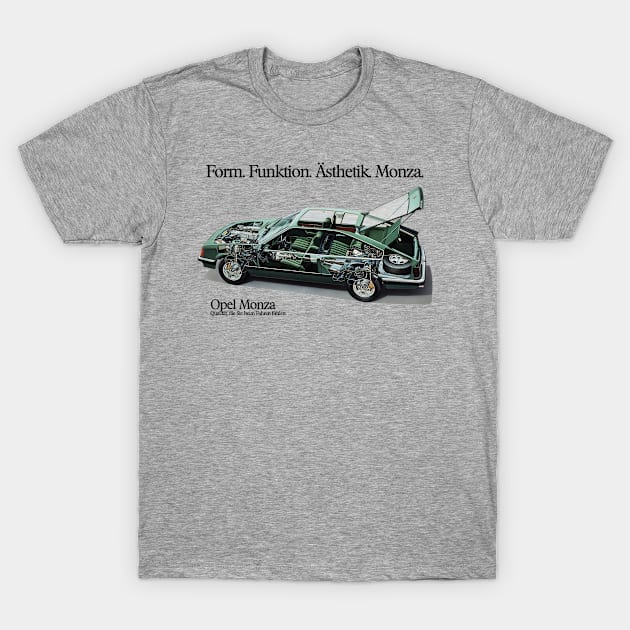 GERMAN MONZA - advert T-Shirt by Throwback Motors